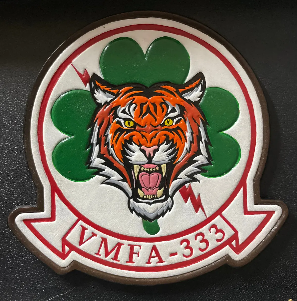 Officially Licensed Usmc Vmfa-333 Trip Tery Leather 2