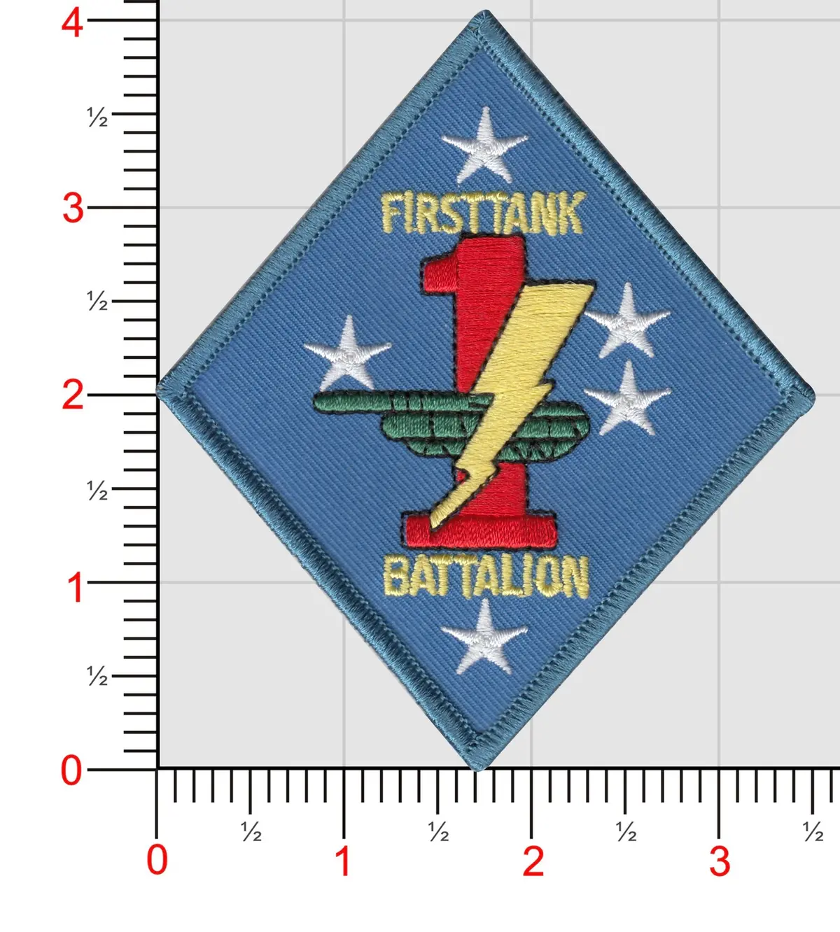 1St Tank Battalion Original Patch 1