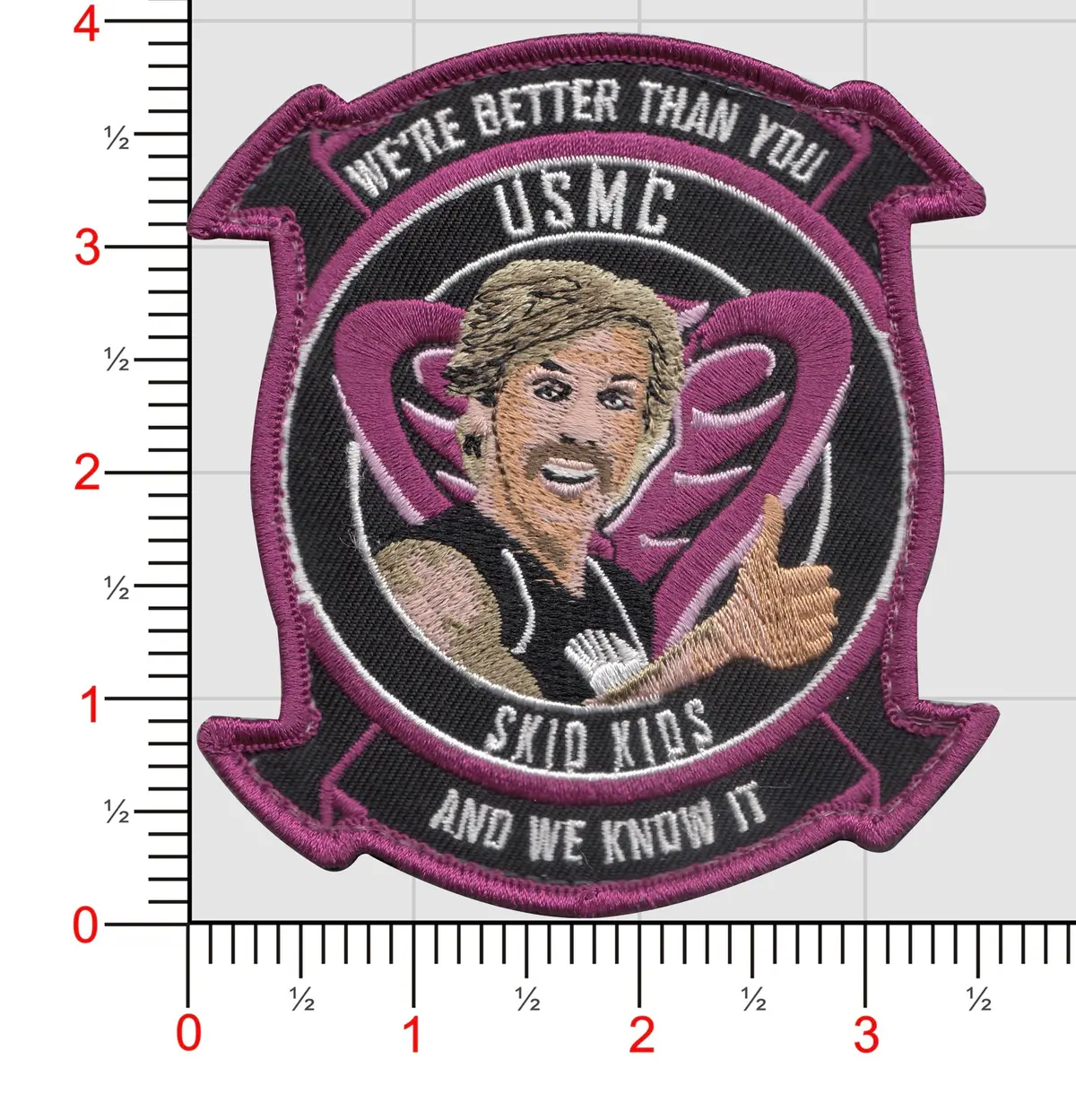 Usmc Skid Kids Dodgeball Patch 1