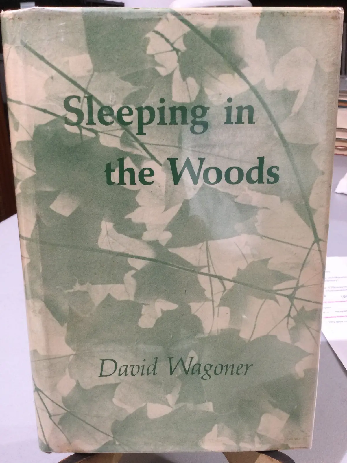 Wagoner, David: Sleeping In The Woods [Used Hardcover] 1