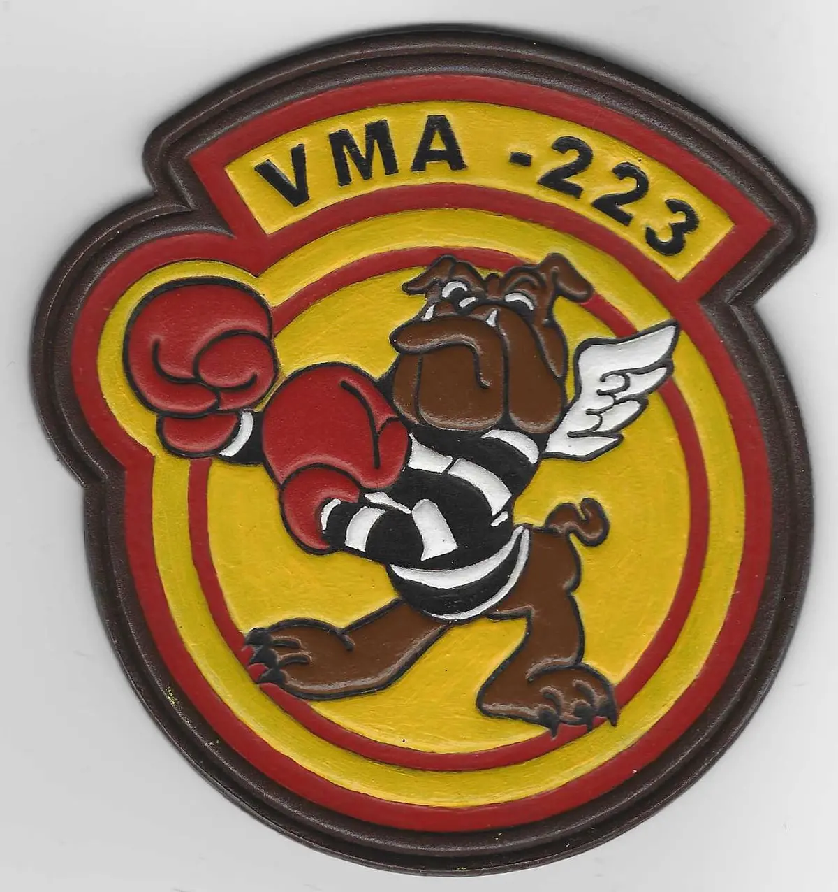 Officially Licensed Usmc Vma-223 Leather Squadron Patch 2