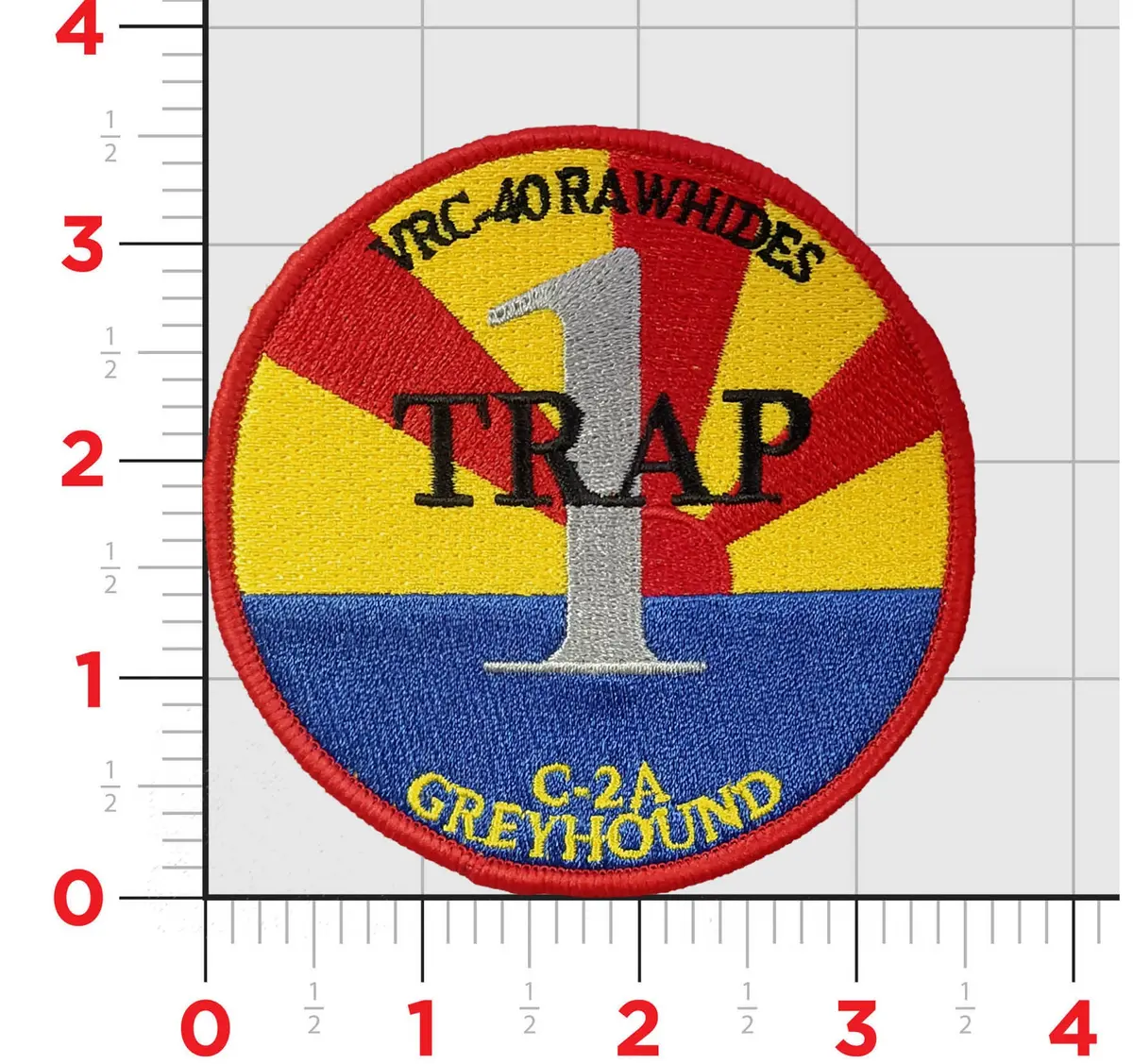 Official Vrc-40 Rawhides 1 Trap Patch 1