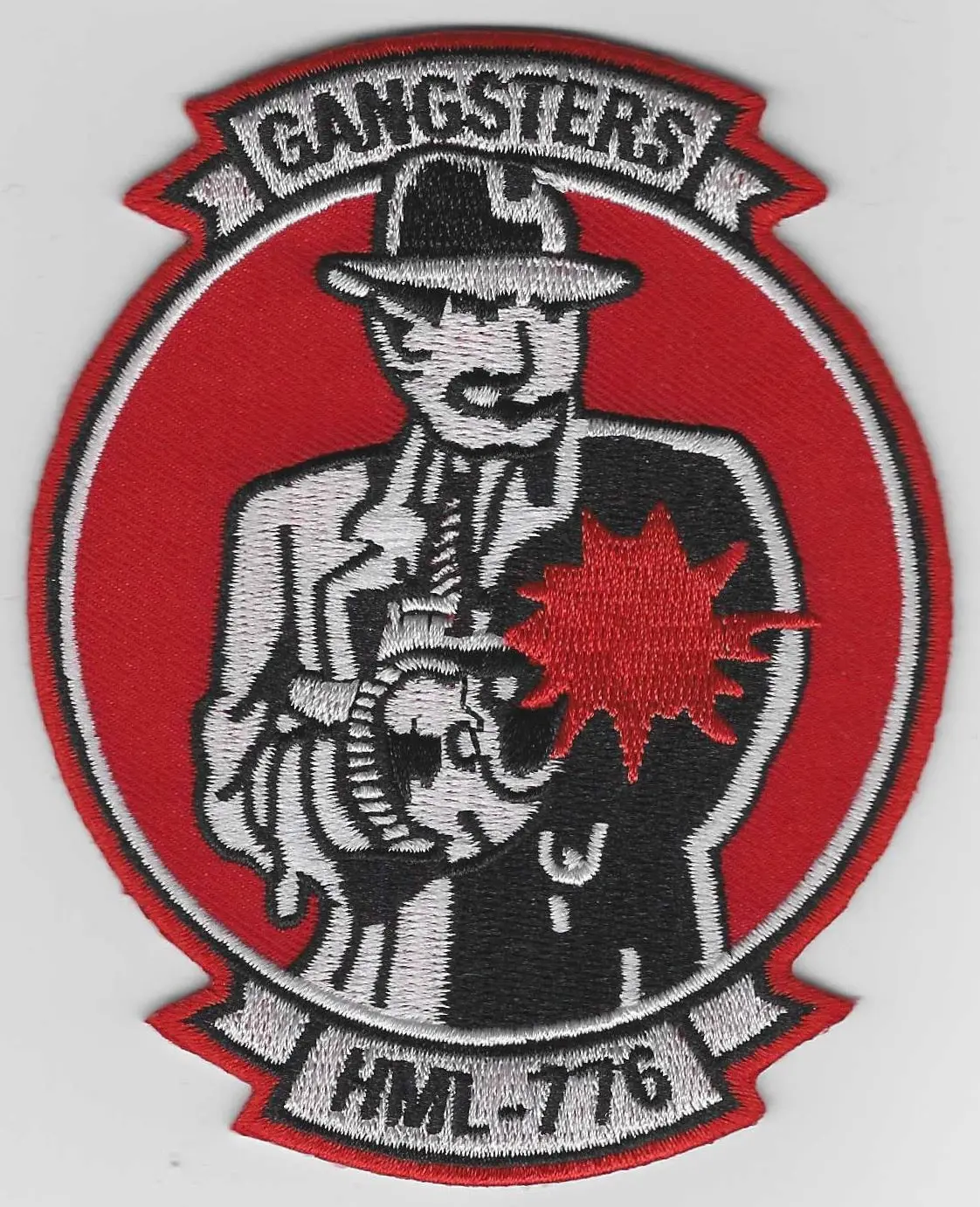 Officially Licensed Usmc Hml 776 Gangsters Patch 1