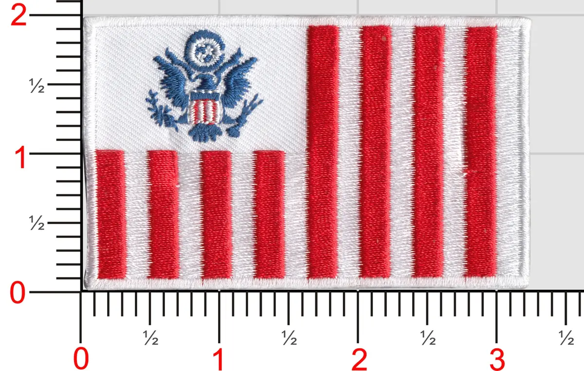 Us Customs Ensign (Small 2 X 3.5") Patch (Cbp Ensign) 9