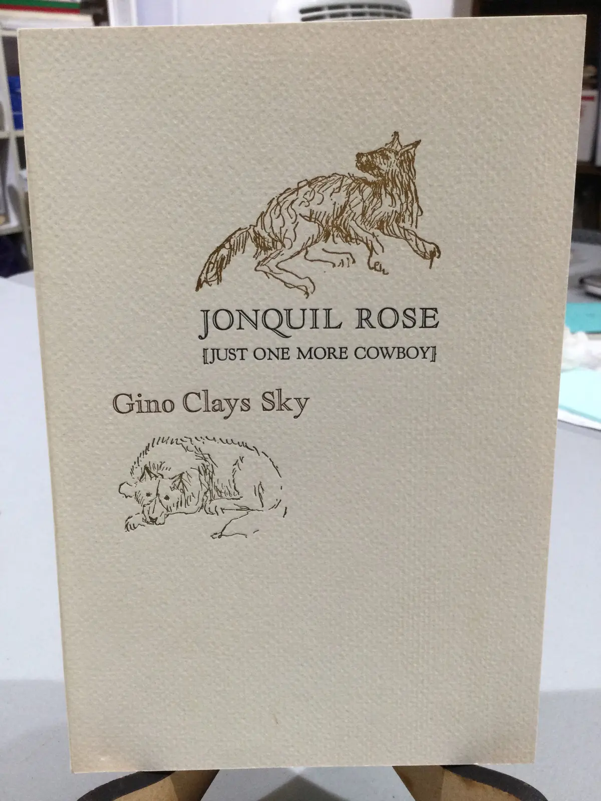 [Rare] Sky, Gino Clays: Jonquil Rose (Just One More Cowboy) [Used Paperback] 1