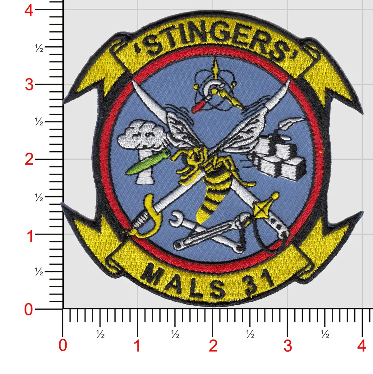 Officially Licensed Usmc Mals 31 Stingers Patch 1