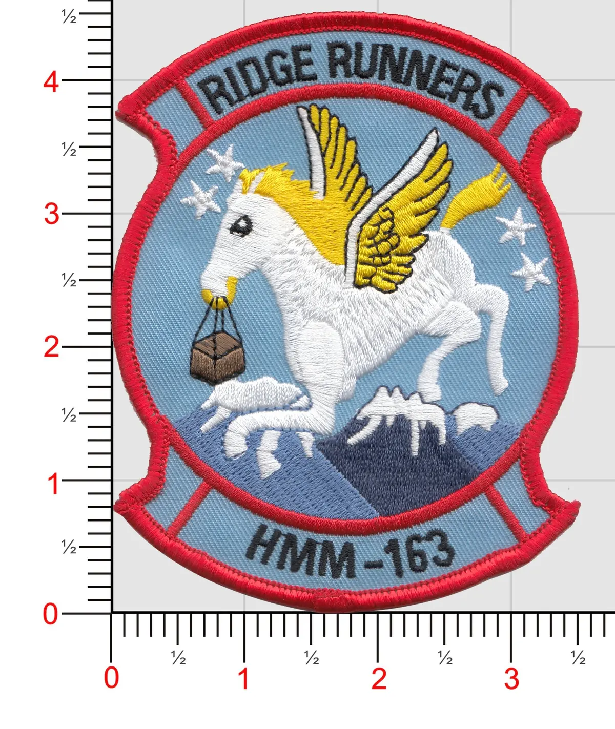 Officially Licensed Usmc Hmm-163 Ridge Runners Patch 1