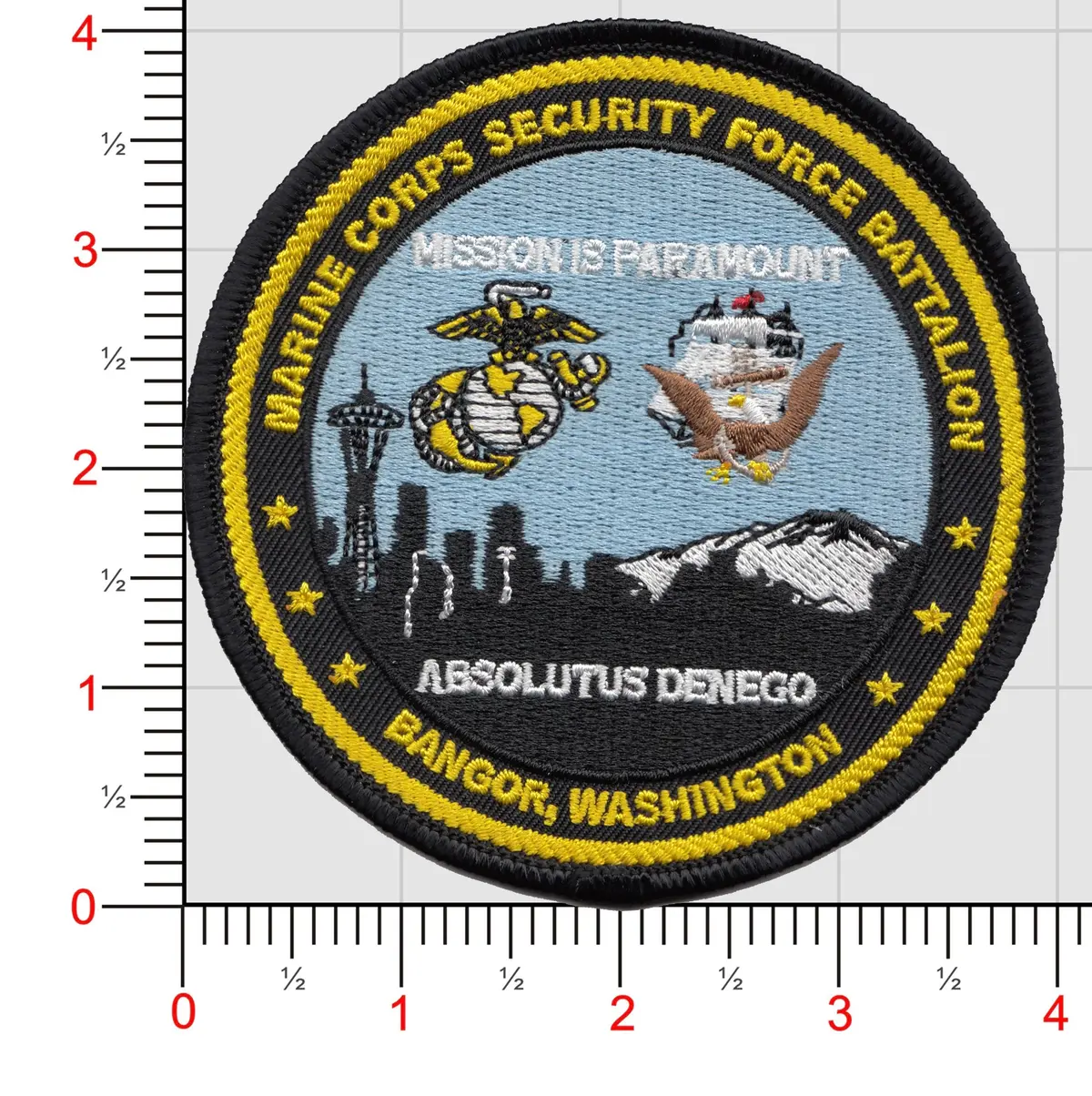 Usmc Security Forces Bangor, Wa Patch 1