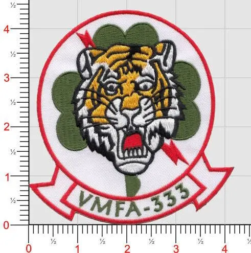 Officially Licensed Usmc Vmfa-333 Trip Trey Patches 1