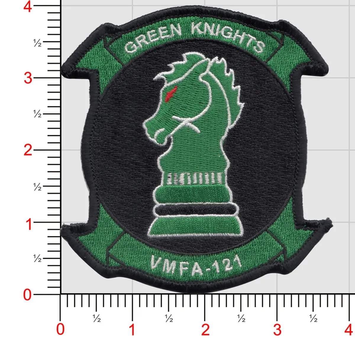 Officially Licensed Usmc Vmfa-121 Green Knights Patch 1