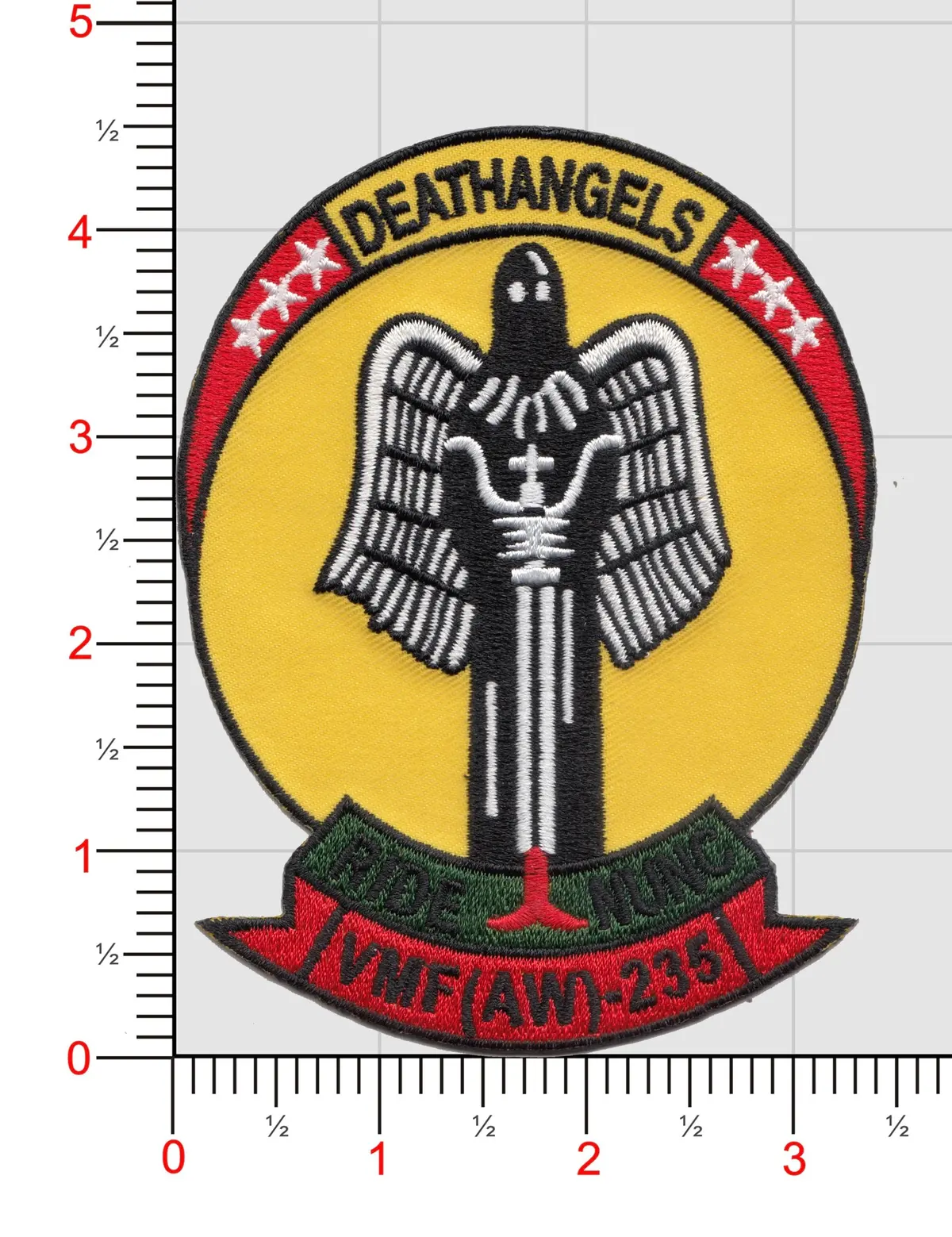 Officially Licensed Usmc Vmf(Aw)-235 Death Angels Patch 1
