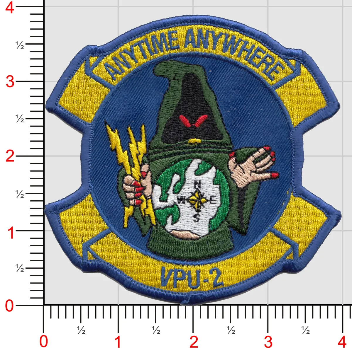 Officially Licensed Us Navy Official Vpu-2 Wizards Patch 1