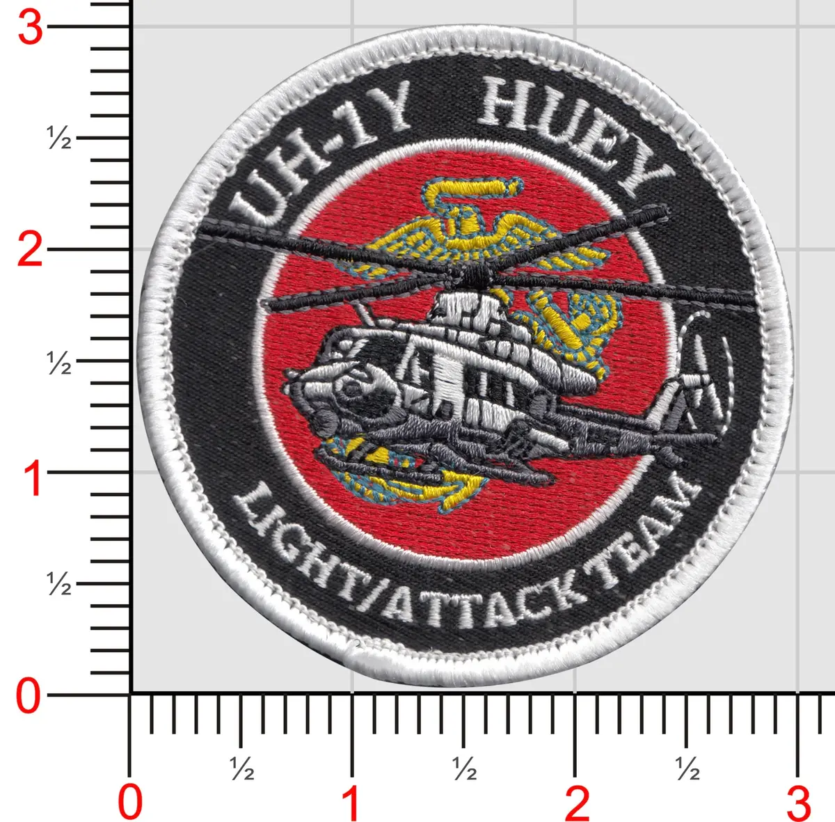 Officially Licensed Usmc Uh-1Y Huey Light/Attack Team Tms Patch 1