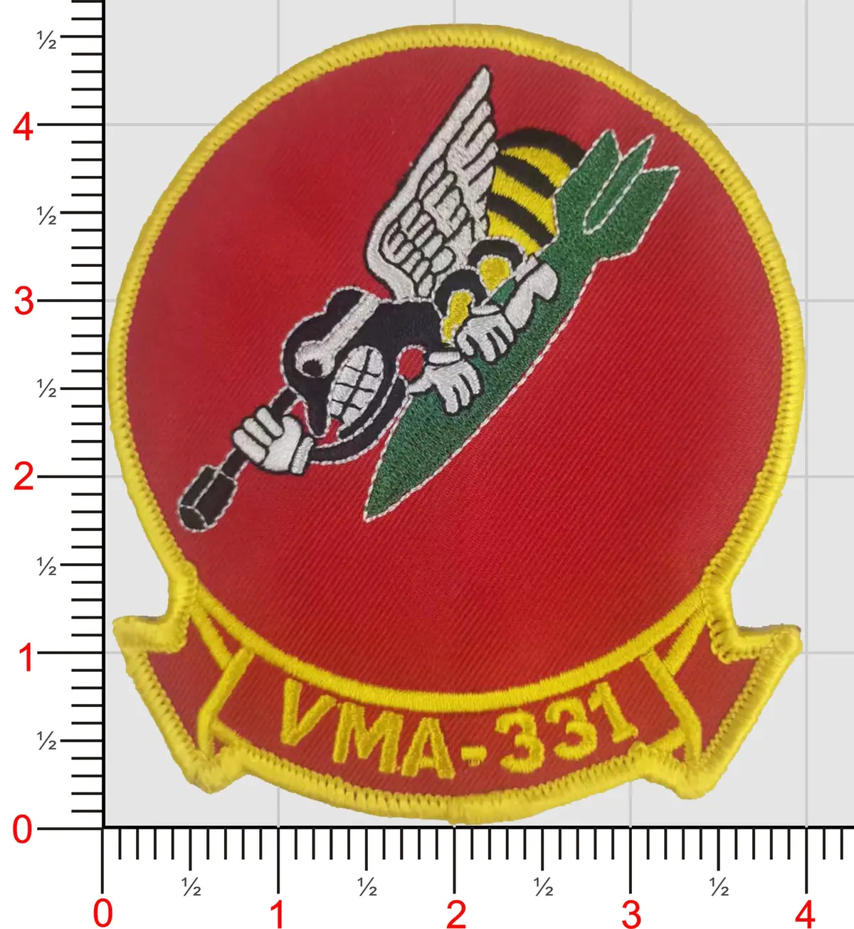 Officially Licensed Usmc Vma-331 Bumblebees Squadron Patch 1
