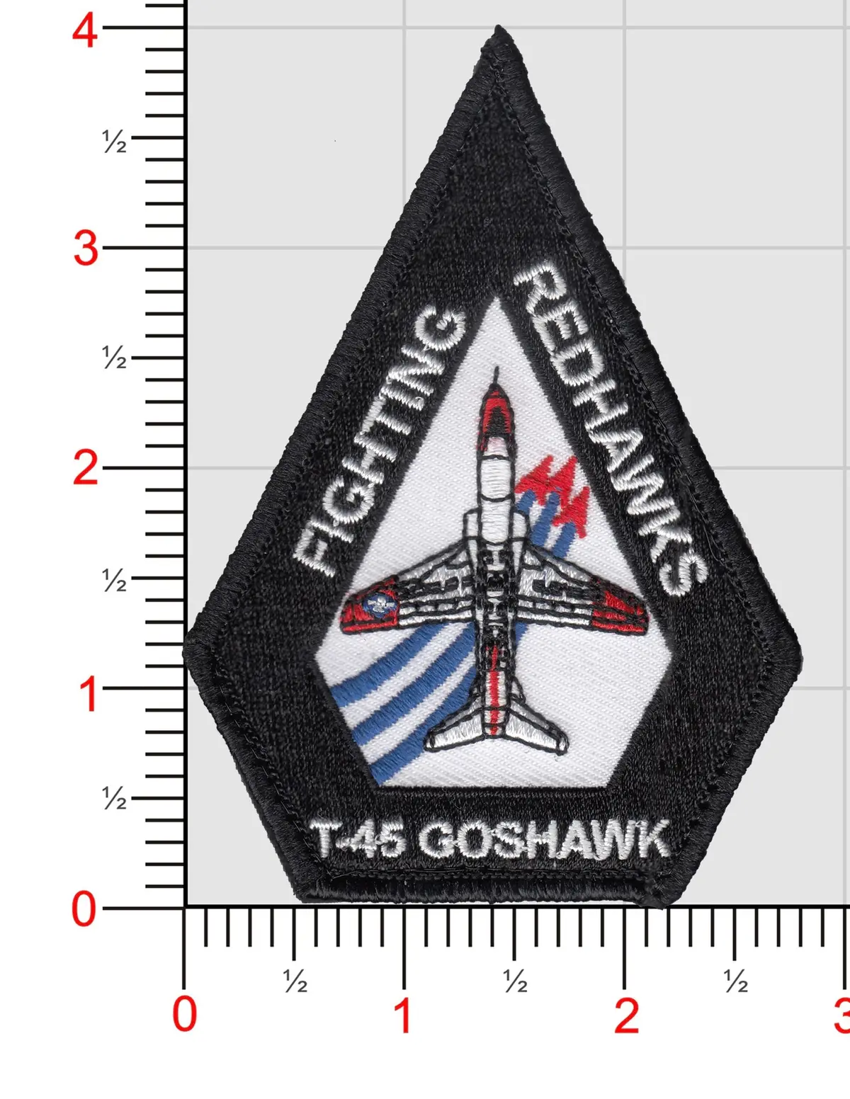 Official Vt-21 Redhawks T-45 Goshawk Shoulder Patch 1