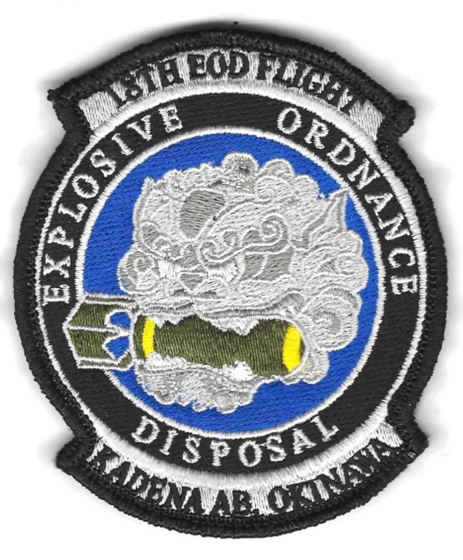 Official Usaf 18Th Eod Flight Patch 1