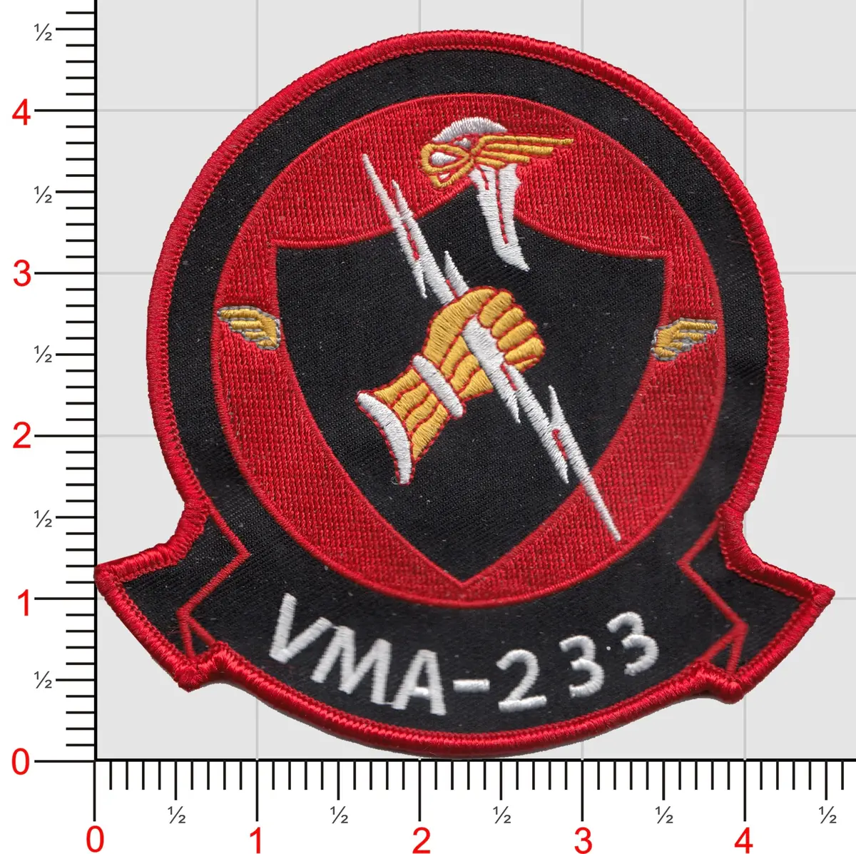 Officially Licensed Usmc Vma-233 Flying Bulldogs Patch 1
