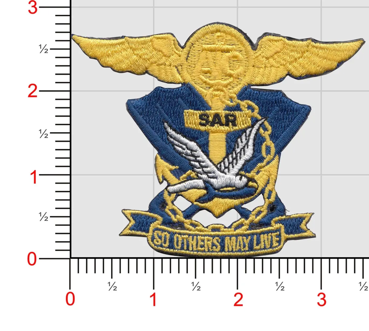 Officially Licensed Us Navy Sar Search & Rescue Patches 1