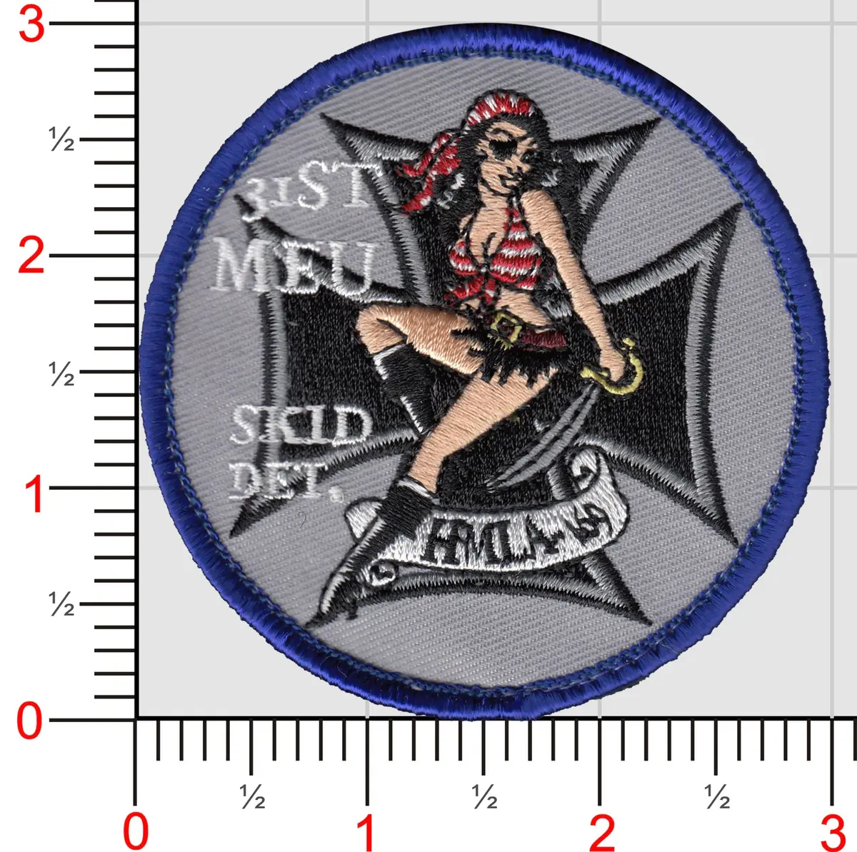 Official 31St Meu Hmla-169 Skids Det Patch 1