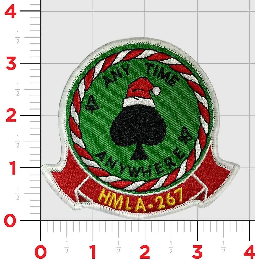 Official Hmla-267 Stinger Christmas Patch 1