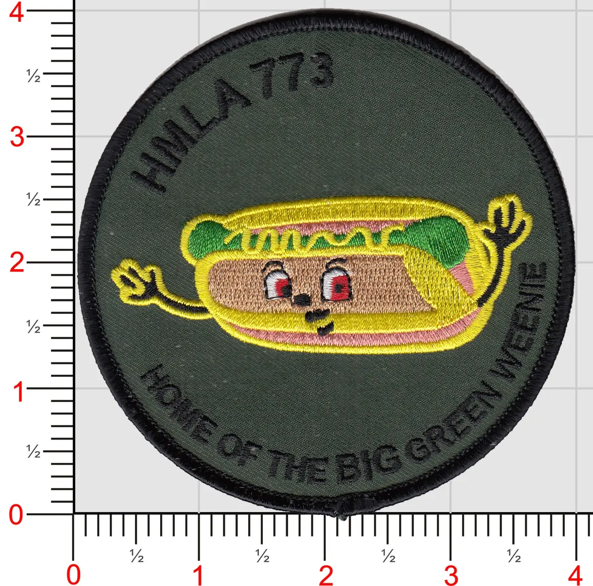 Hmla-773 Red Dogs Green Weenie Patch 1