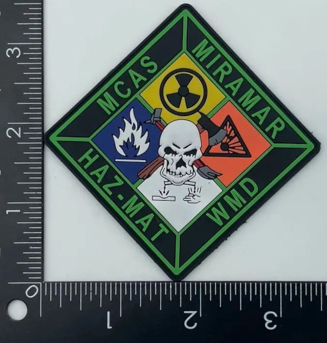 Official Mcas Miramar Haz-Mat Patch (Miramar) 1