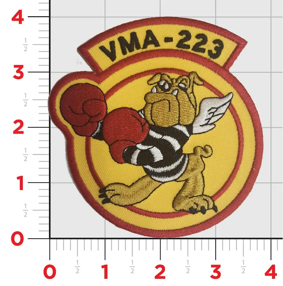 Officially Licensed Usmc Vma-223 Bulldogs Patch 1