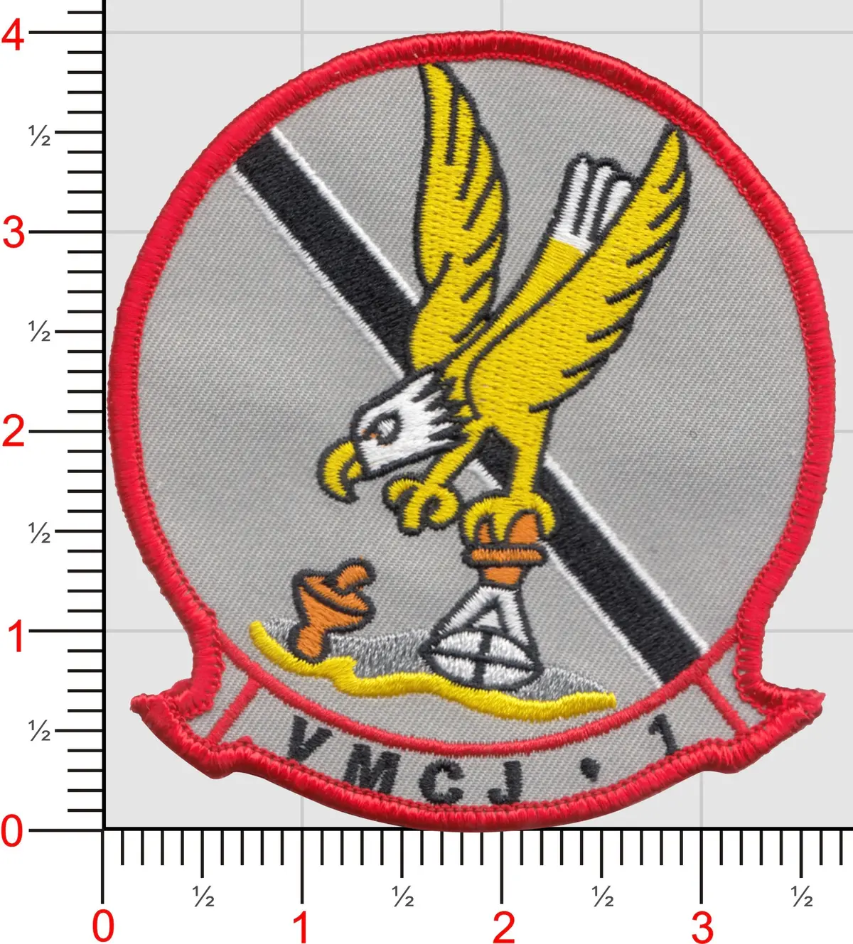 Officially Licensed Usmc Vmcj-1 Golden Eagles Patch 1
