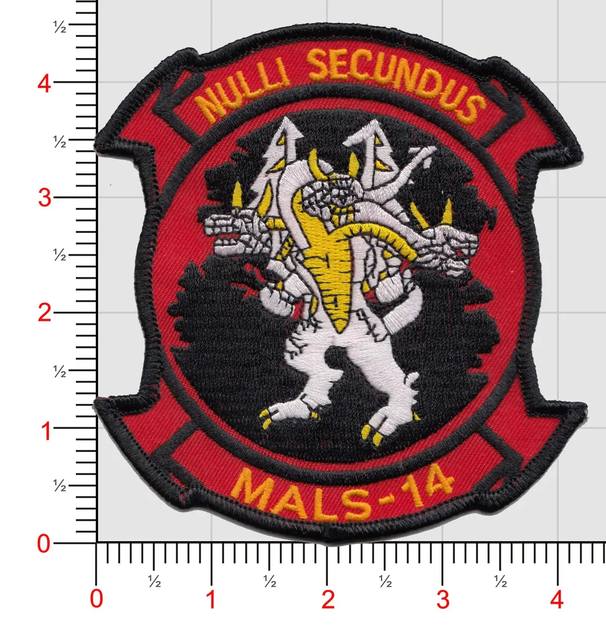 Officially Licensed Usmc Mals-14 Dragons Patch 1