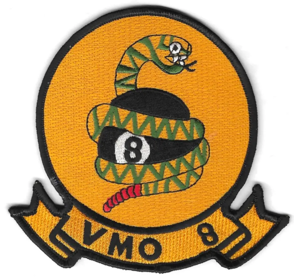 Officially Licensed Usmc Vmo-8 Patch 1