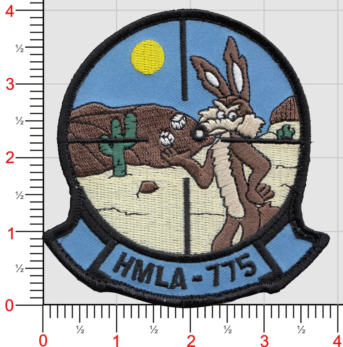 Officially Licensed Usmc Hmla-775 Coyotes Patch 1