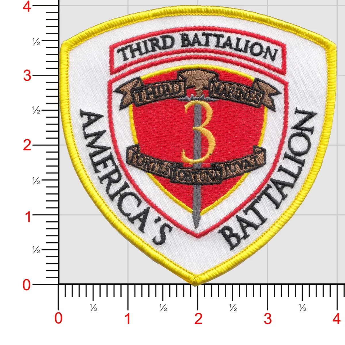 Officially Licensed Usmc 3Rd Bn 3Rd Marines America's Battalion Patch 1