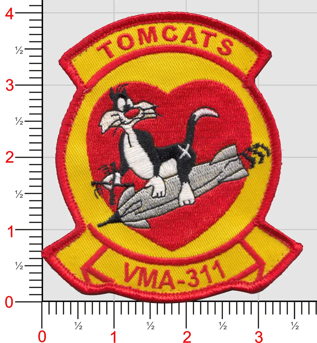 Officially Licensed Usmc Vma-311 Tomcats (Sylvester) Patch 1