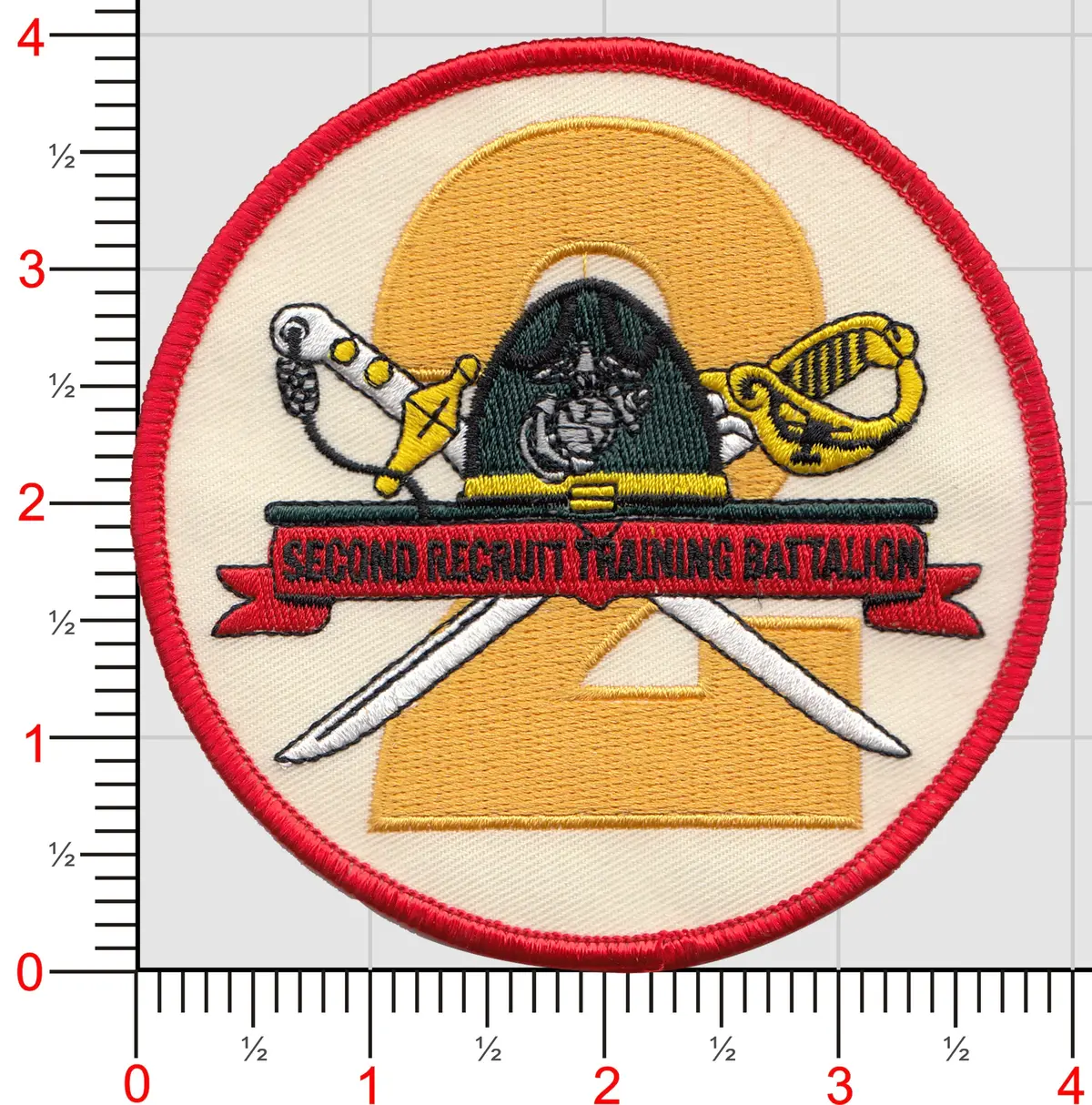 Officially Licensed Usmc 2Nd Recruit Training Battalion Patch 1