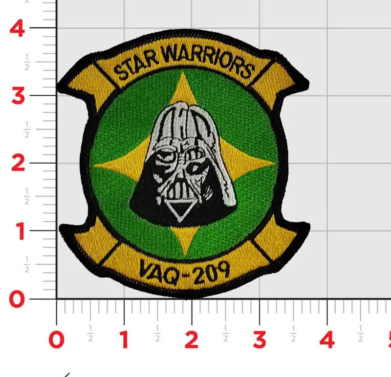 Officially Licensed Us Navy  Vaq-209 Star Warriors Squadron Patch 1