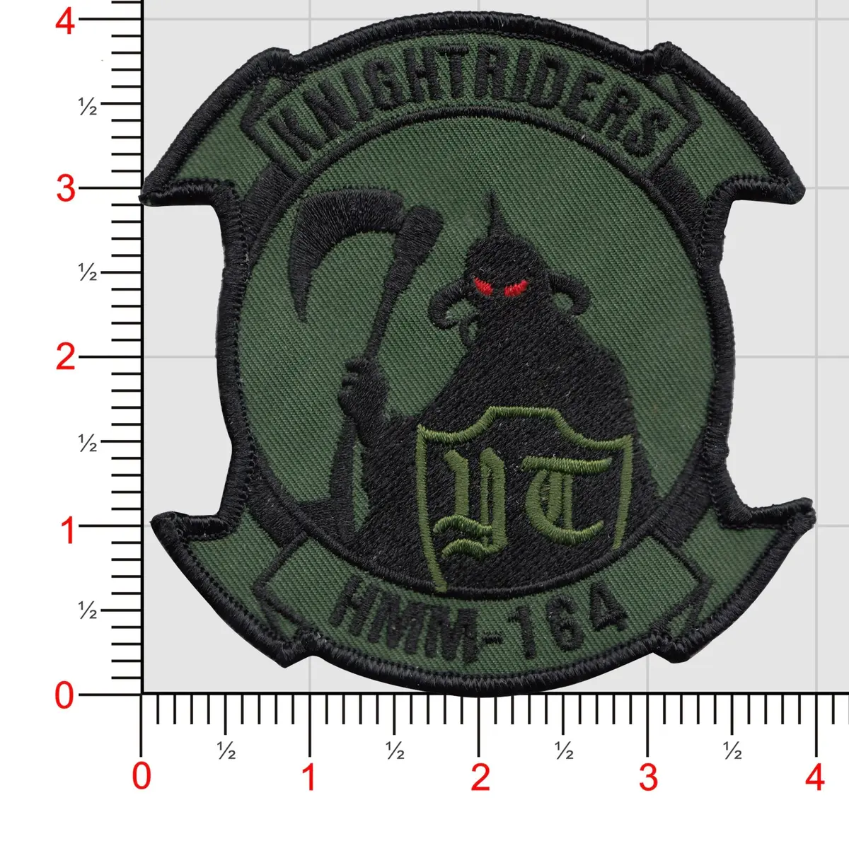 Officially Licensed Usmc Hmm -164 Knightriders Patch 1