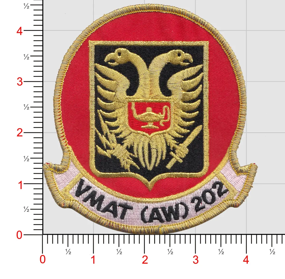 Officially Licensed Usmc Vmat(Aw)-202 Double Eagles Patch 1