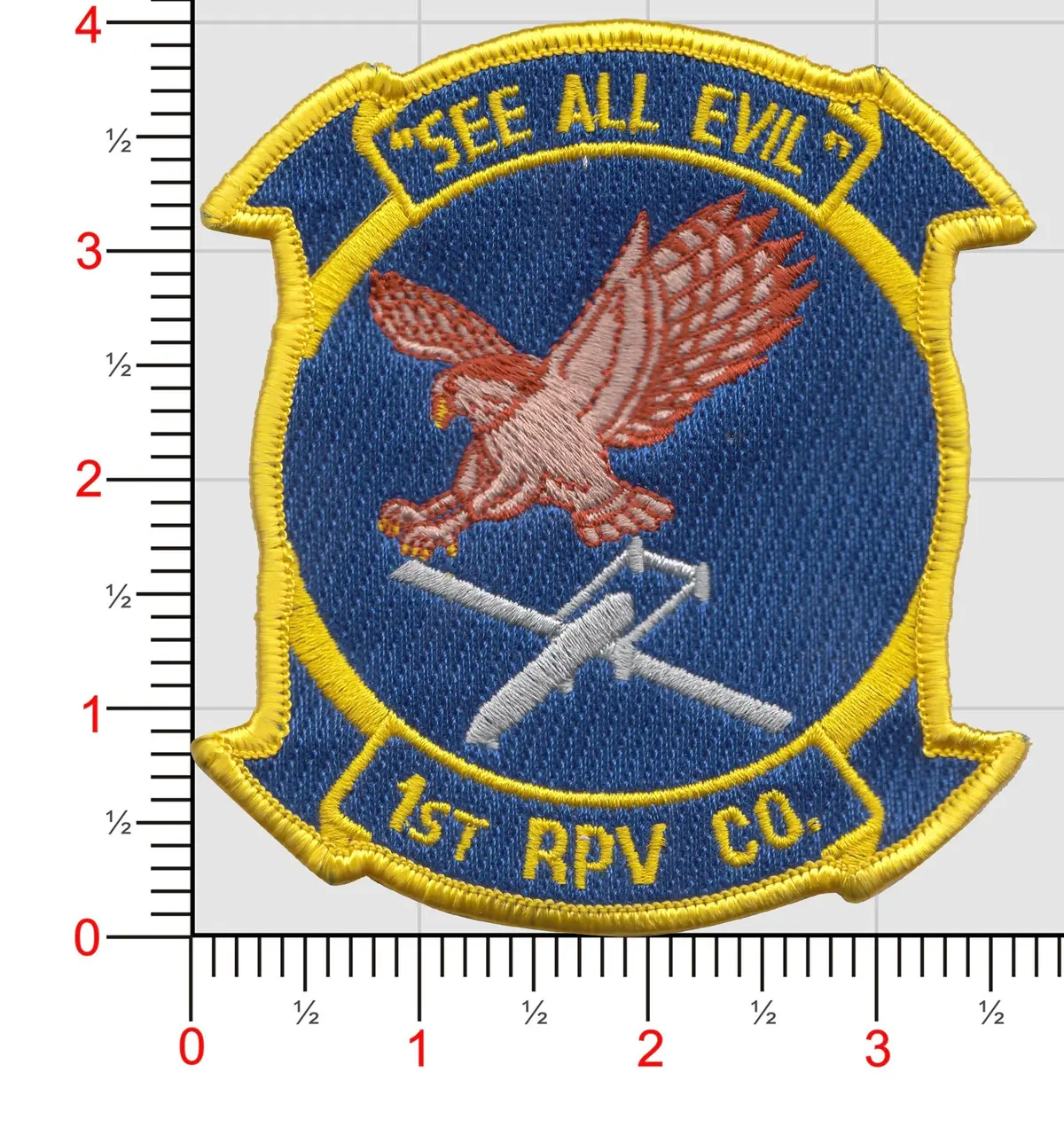 Officially Licensed Usmc 1St Remotely Piloted Vehicle Rpv Co. Patch 1