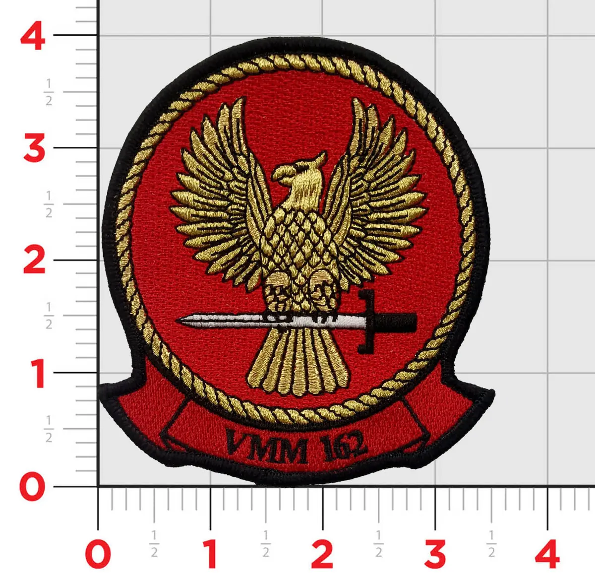 Officially Licensed Usmc Vmm-162 Golden Eagles Squadron Patch 1