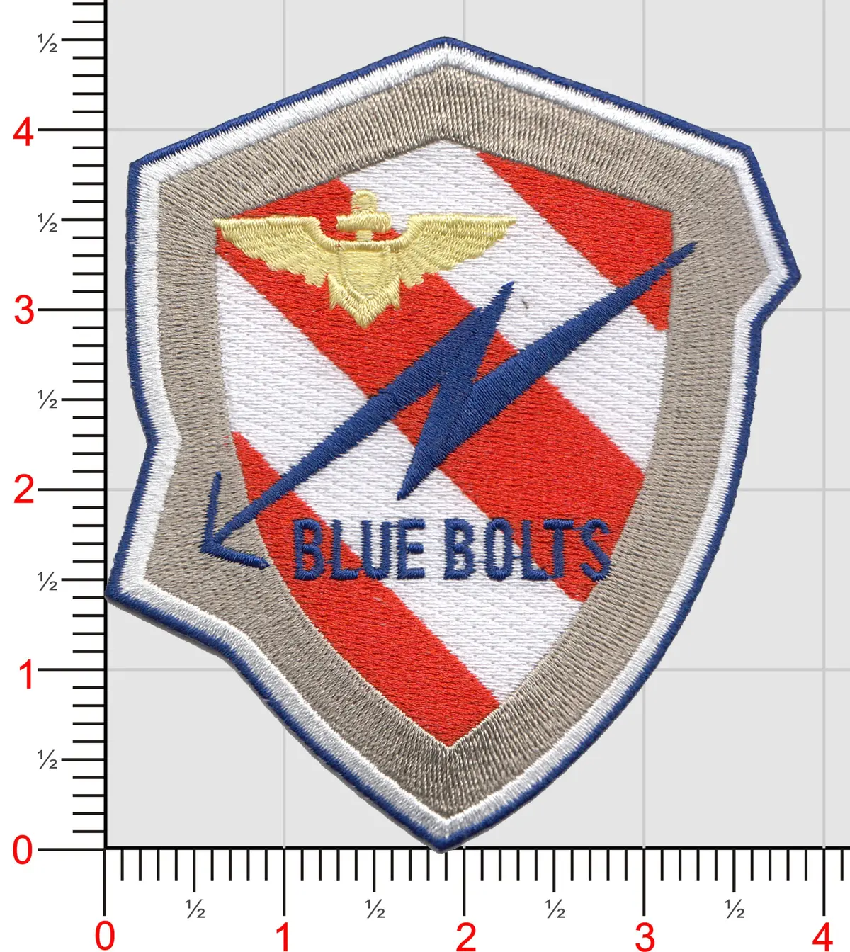 Officially Licensed Us Navy Va-172 Blue Bolts Patch 1