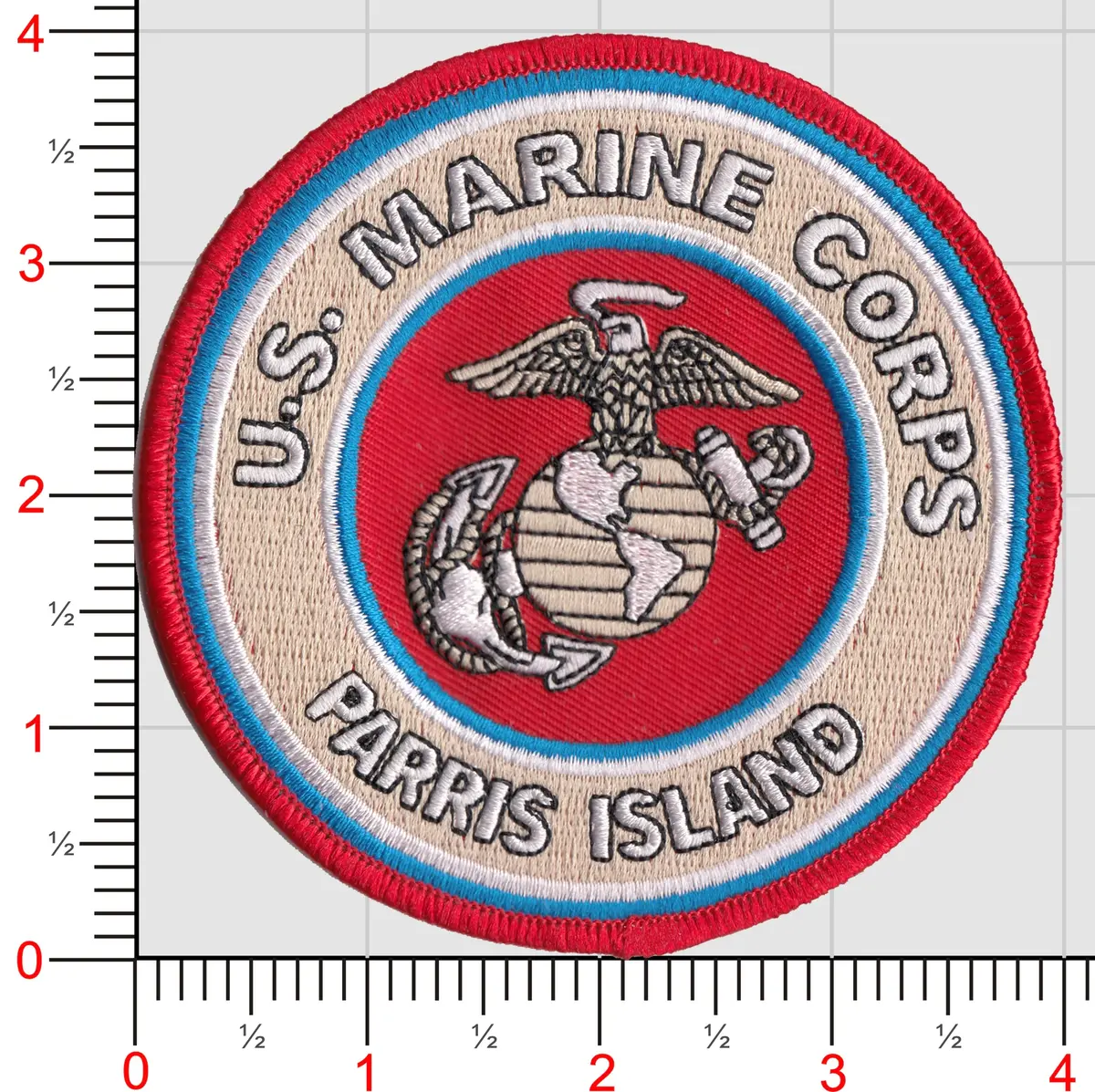 Officially Licensed Usmc Mcrd Parris Island Patch 1