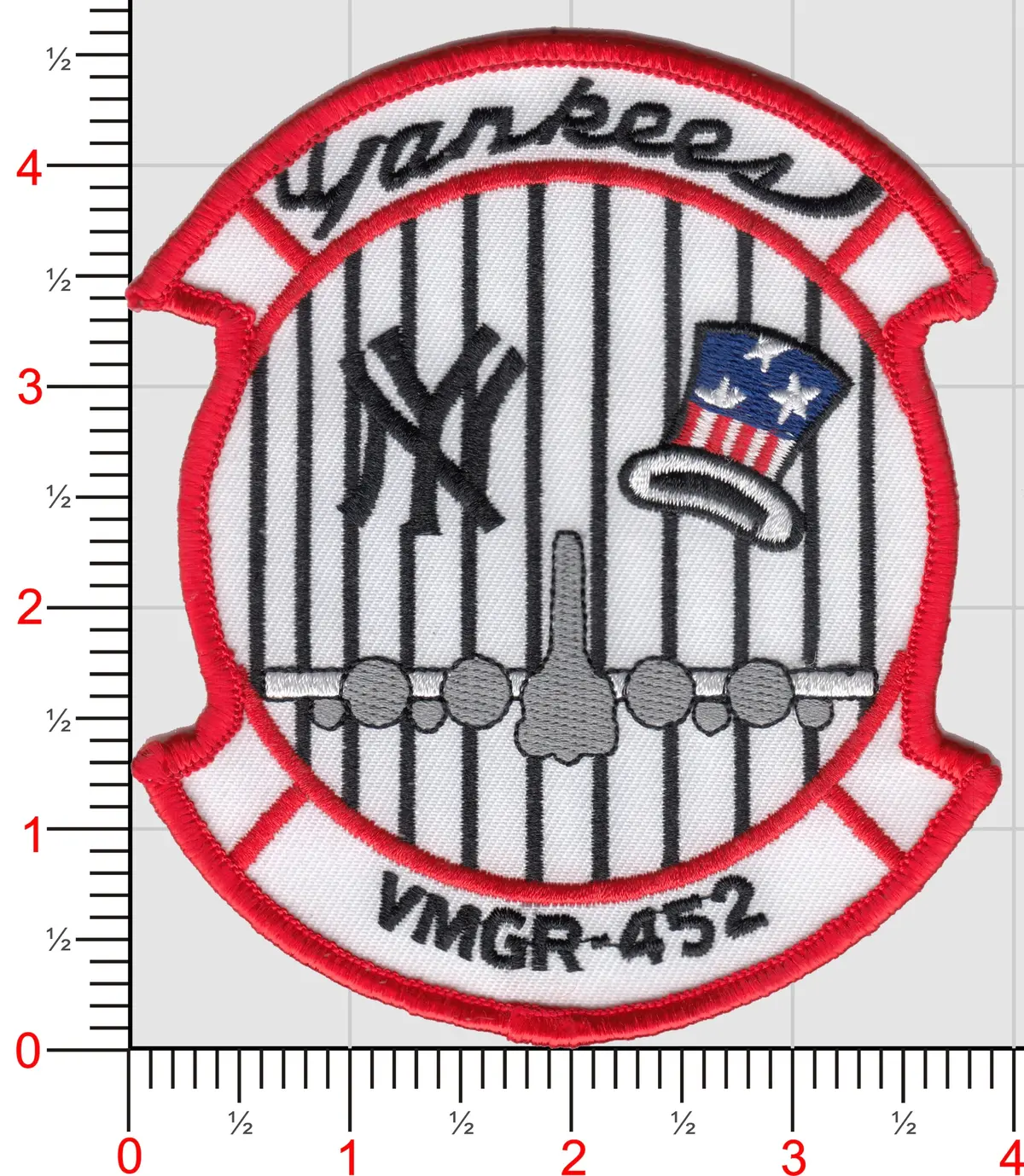Officially Licensed Usmc Vmgr-452 Yankees Patch 1