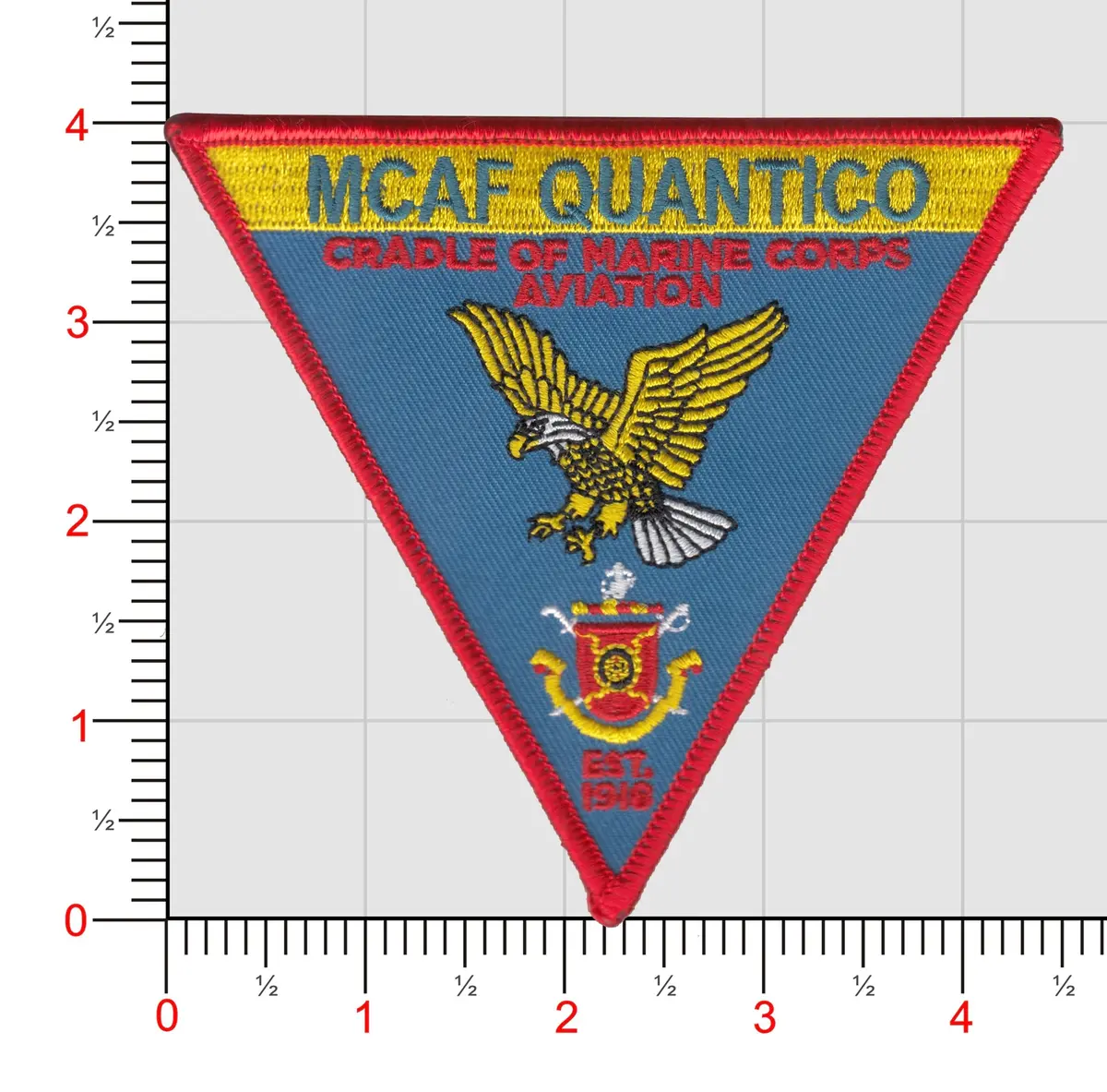 Officially Licensed Usmc Mcaf Quantico Patch 1