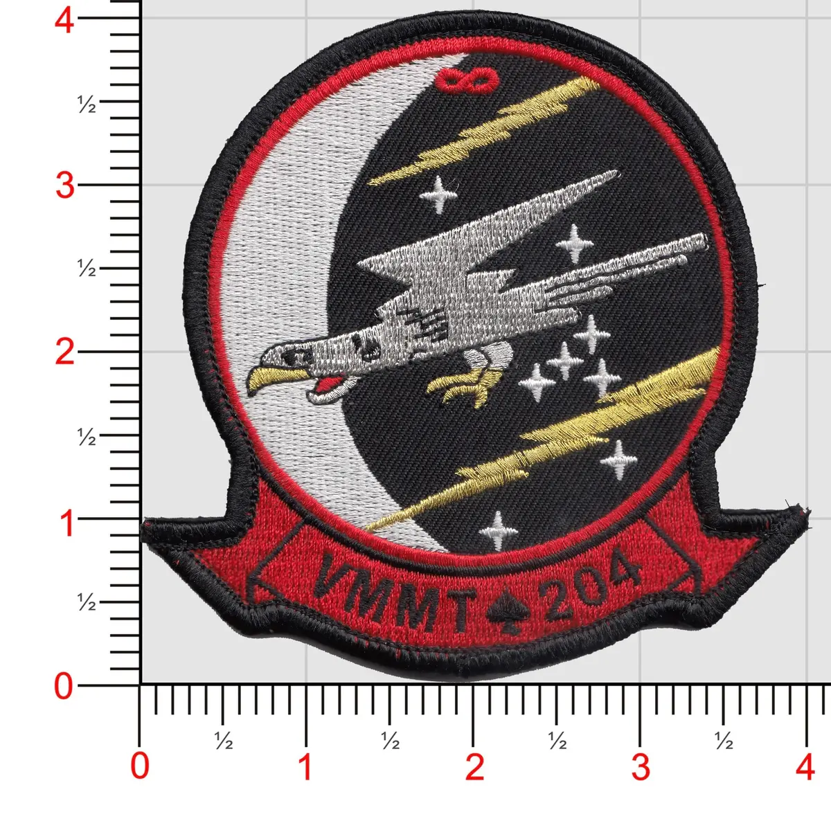 Officially Licensed Usmc Vmmt-204 Raptors Squadron Patch 1