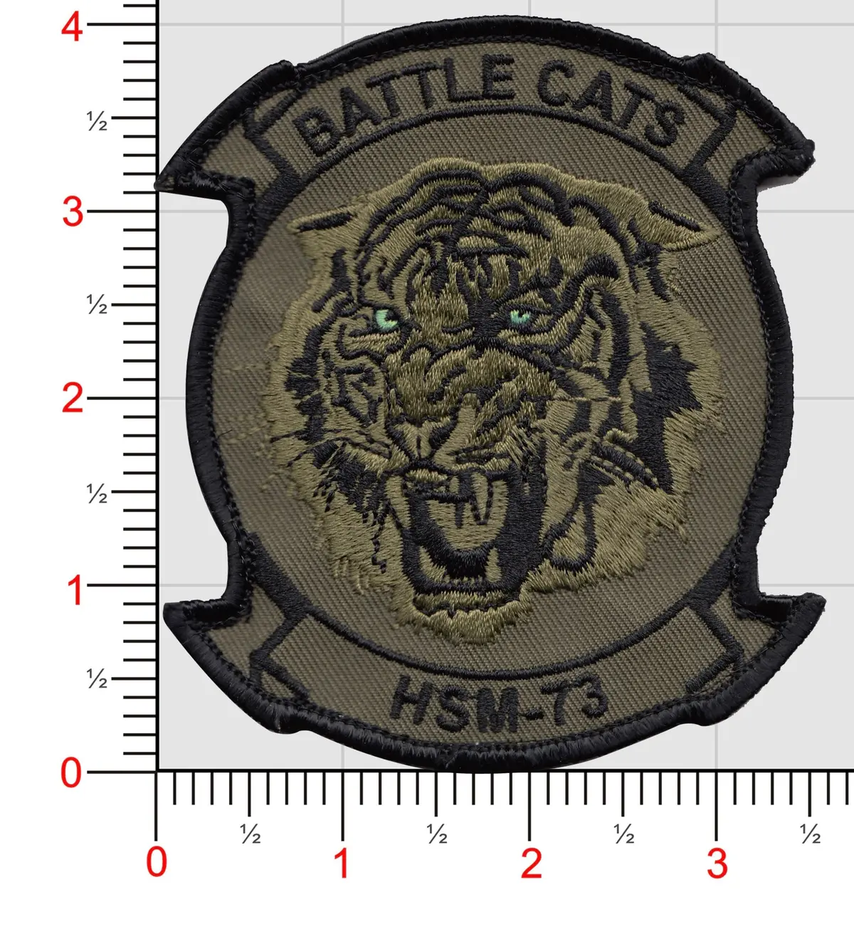 Authentic U.S. Navy HSM-73 Battle Cats Squadron Embroidered Patch - Image 3