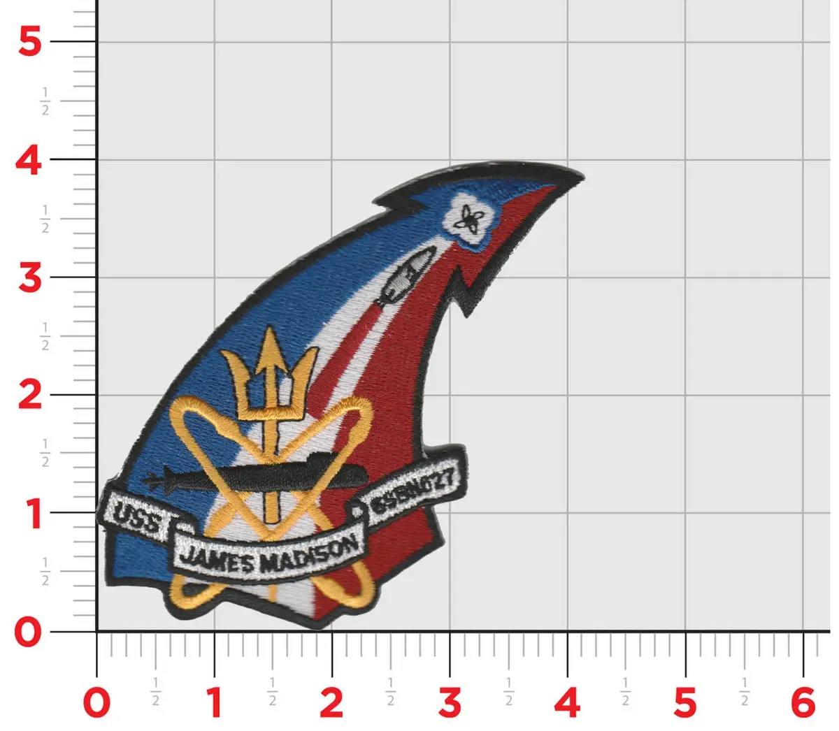 Uss James Madison Ssbn-627 Patch 1