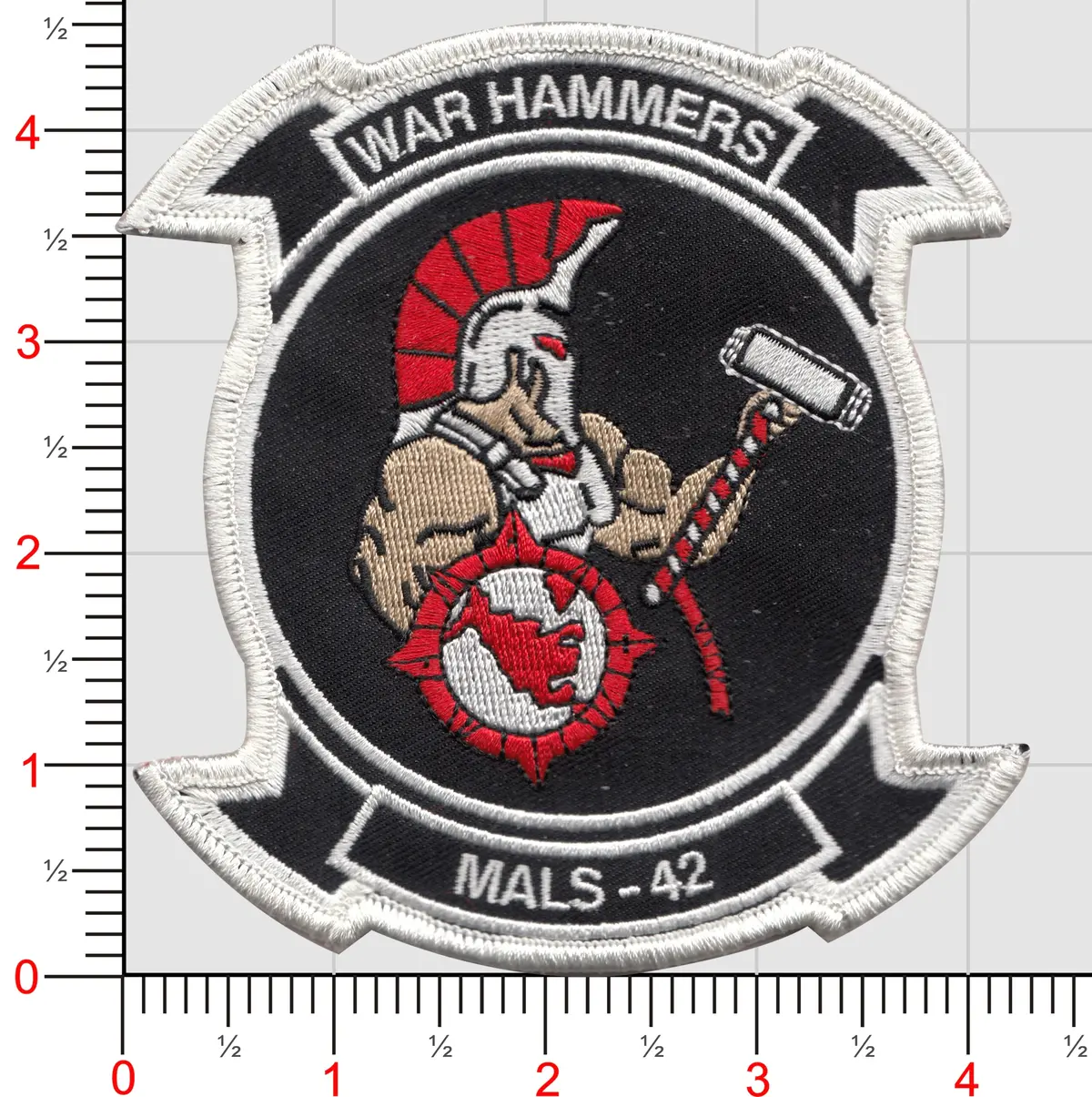 Officially Licensed Usmc Mals-42 War Hammers Patch 1