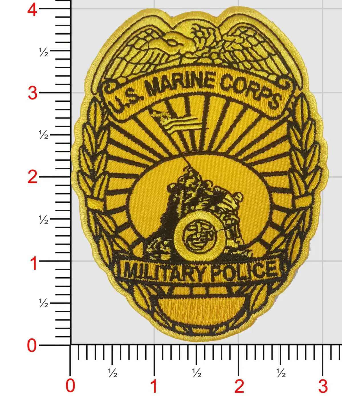Officially Licensed Usmc Provost Marshal Office Military Police Badge Patch 1