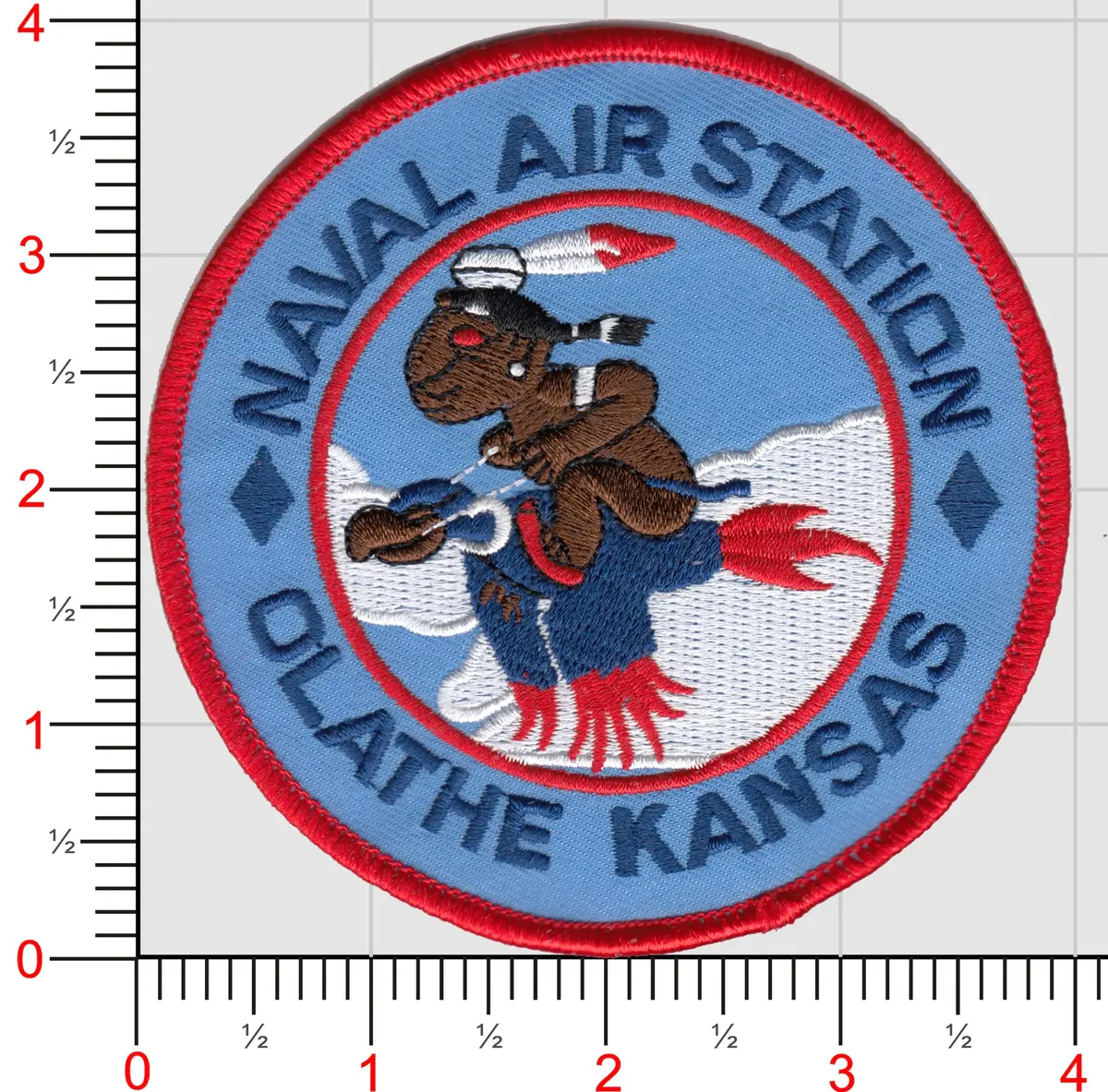 Officially Licensed Us Navy Nas Olathe Patch 1