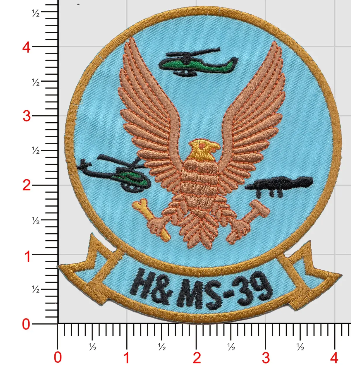 Officially Licensed Usmc H&Ms 39 Patch 1